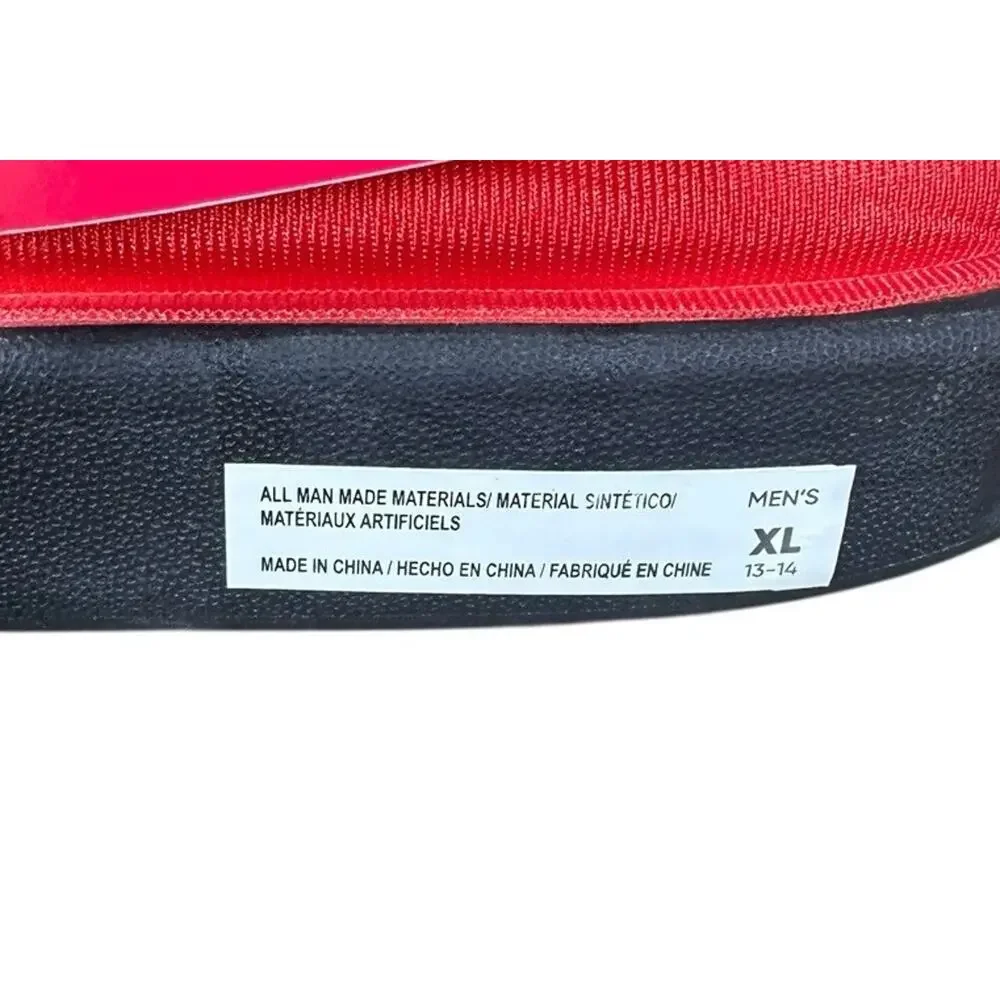 FOCO New England Patriots NFL Mens Memory Foam Sport Slide Sandals XL 13-14‎ NEW
